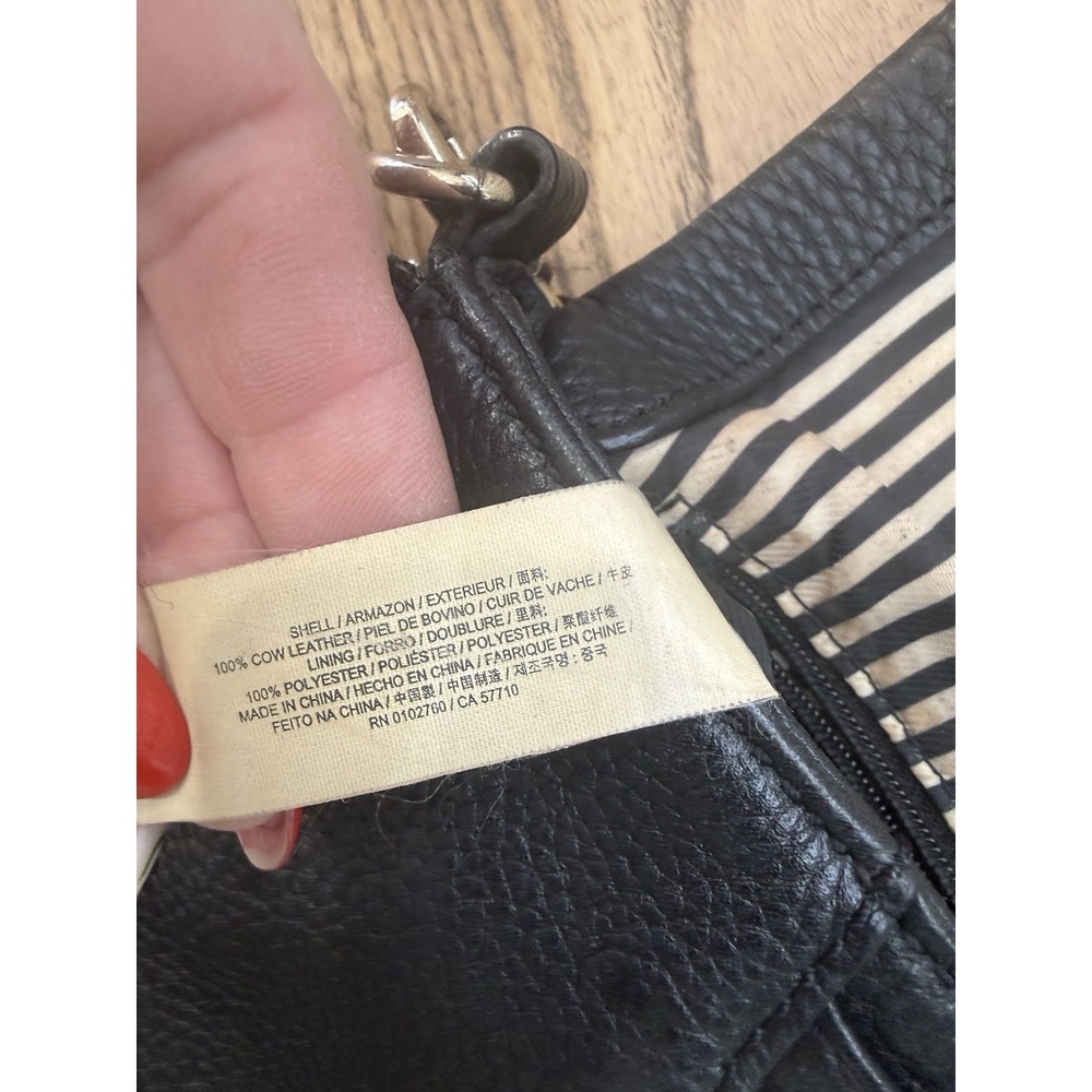 KATE SPADE New York Cobble Hill Black Pebbled Leather Expandable Crossbody Purse - Picture 7 of 14